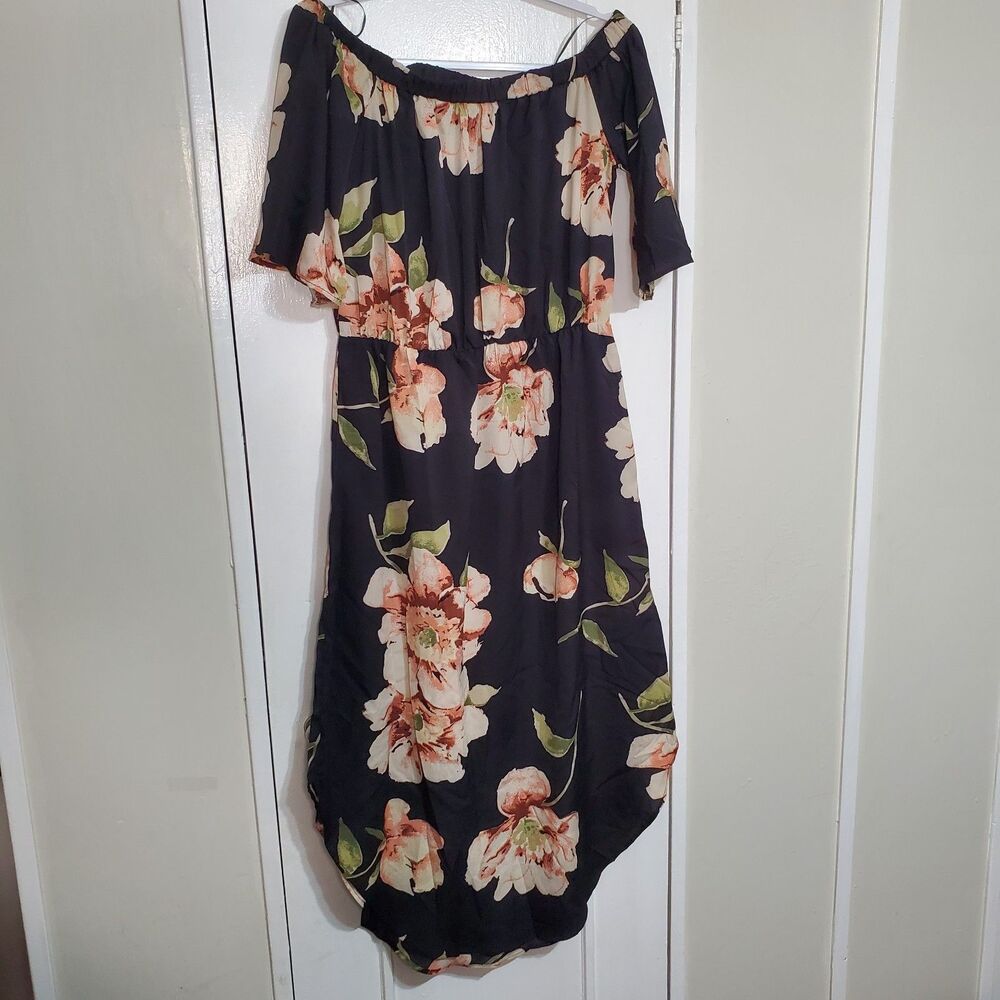 YOINS Your Inspiration Off the Shoulder floral dress Size XL. SKU#A-121 - Picture 12 of 16